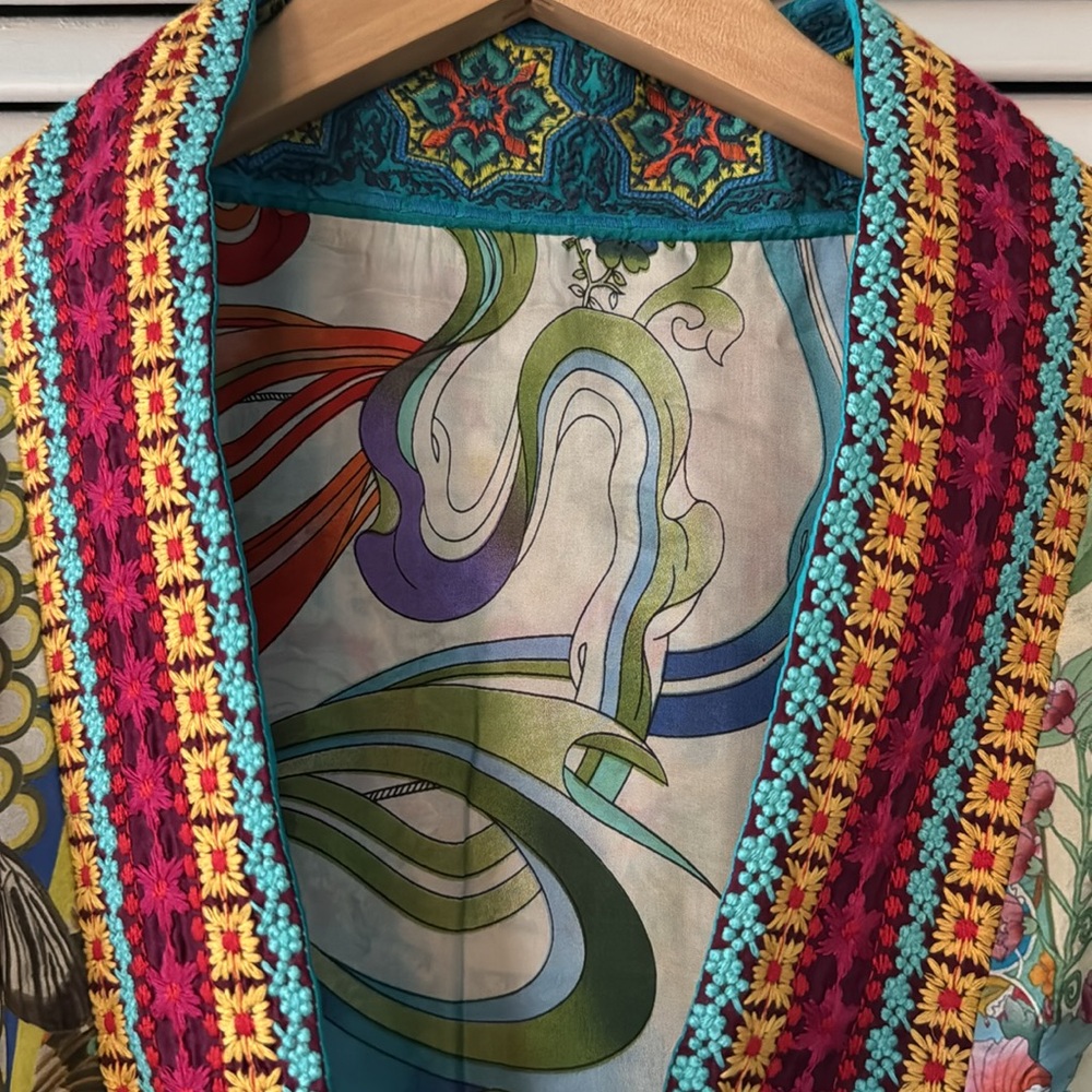 Johnny Was BNWT One of a Kind Beautiful Reversible Kimono O/S - Picture 16 of 16